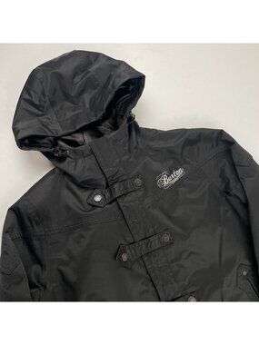 Burton Helsinki Ski Jacket Women’s M Hooded Zip Arm Vents Winter Snowboarding
